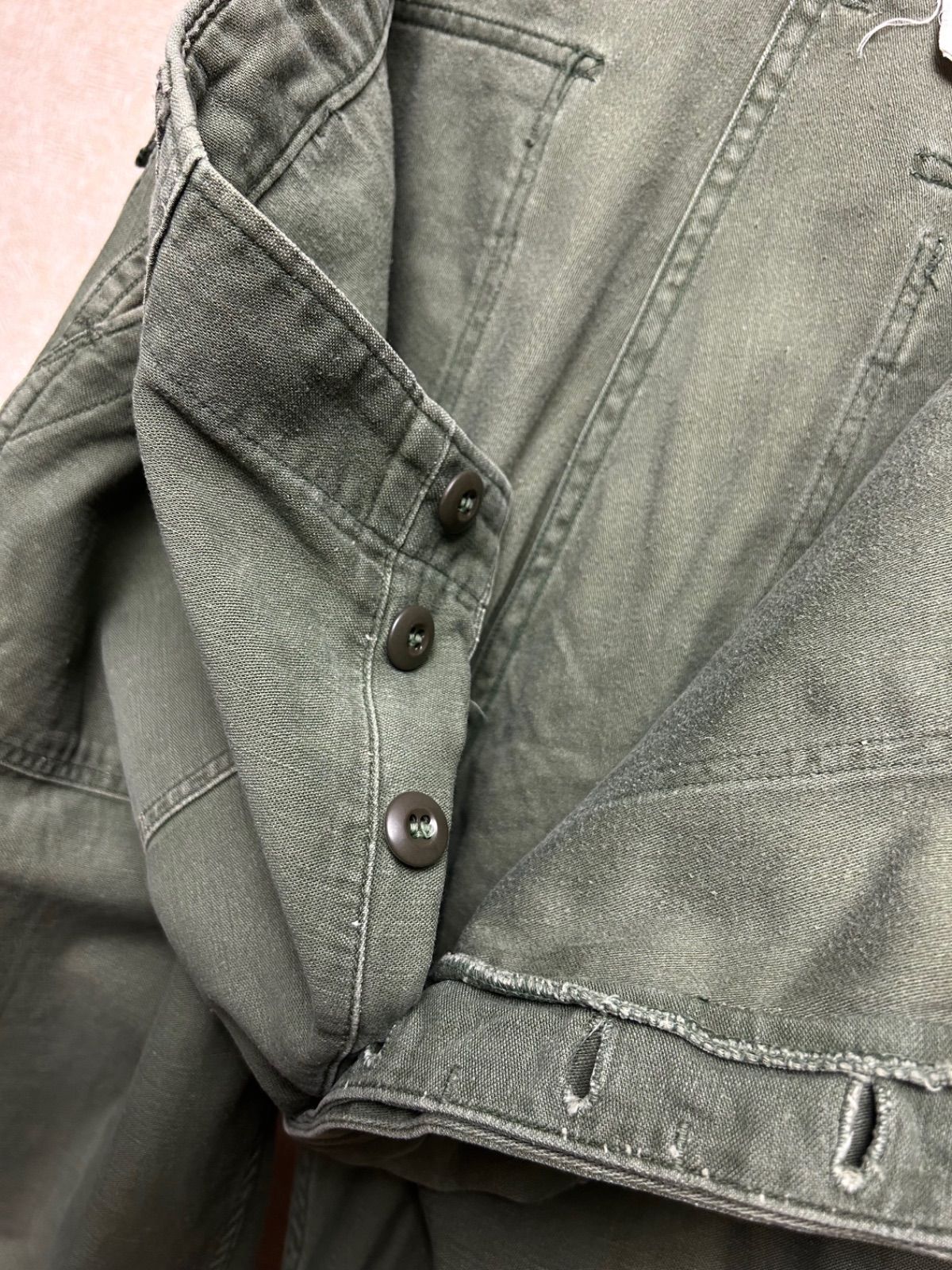 希少ラージサイズ米軍実物コットンサテンベイカーパンツヴィンテージ