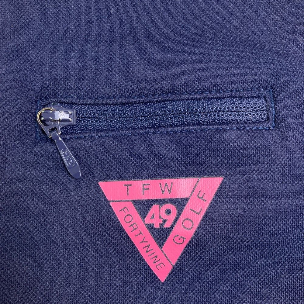 サイズ：2 TFW49 ティーエフダブリューフォーティーナイン 半袖ポロシャツ ボタンダウン ネイビー系 [240101367525]# ゴルフウェア メンズ ストスト