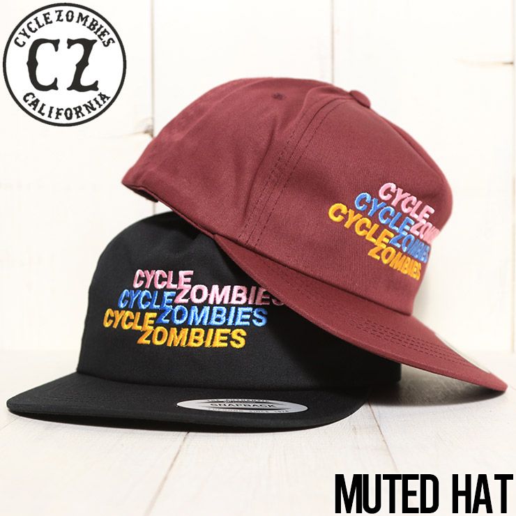 【送料無料】スナップバックキャップ Cycle Zombies サイクルゾンビーズ MUTED SNAPBACK HAT CZ-USTB016