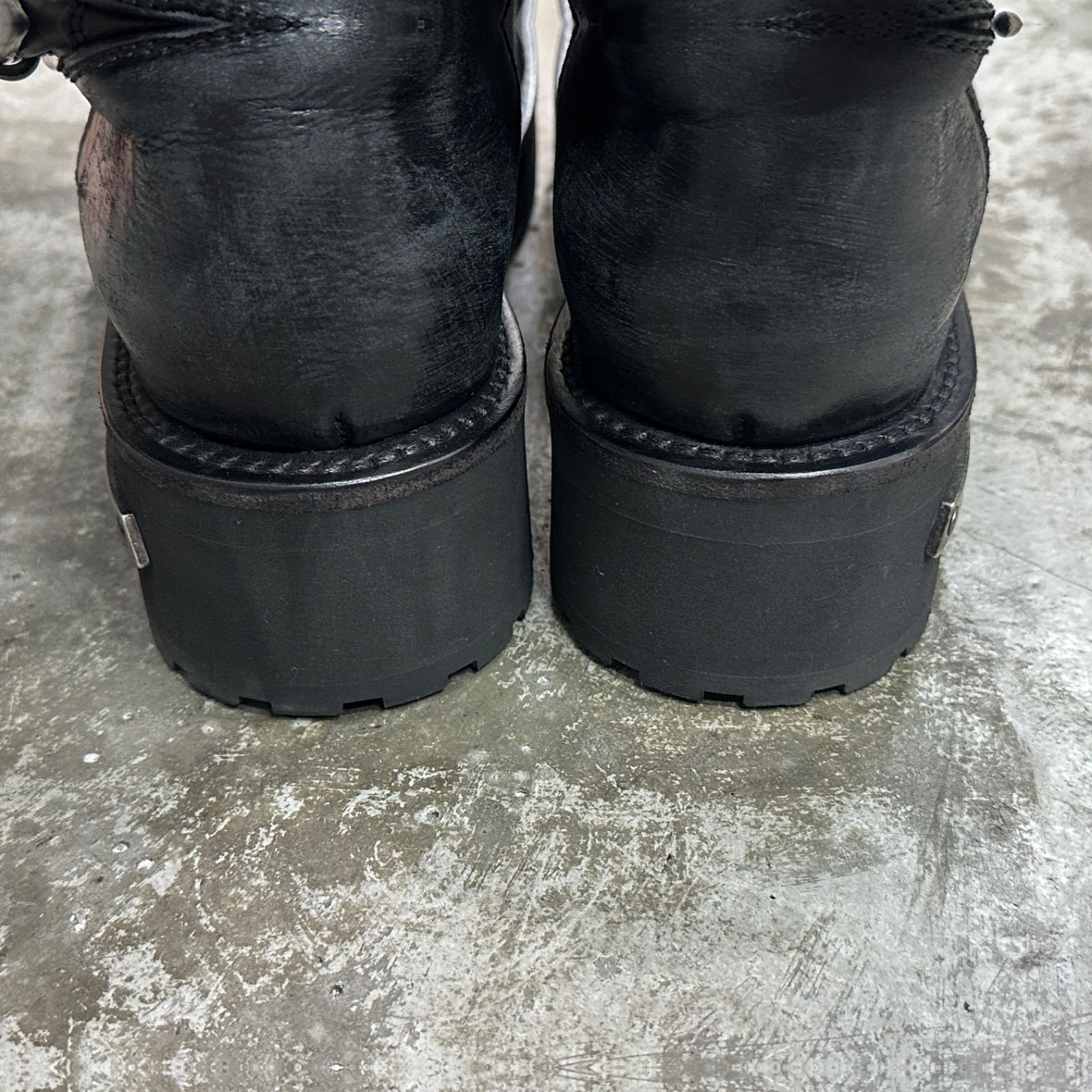 参考上代334400円 BALENCIAGA Venom ヴェノム レザー ハイブーツ 