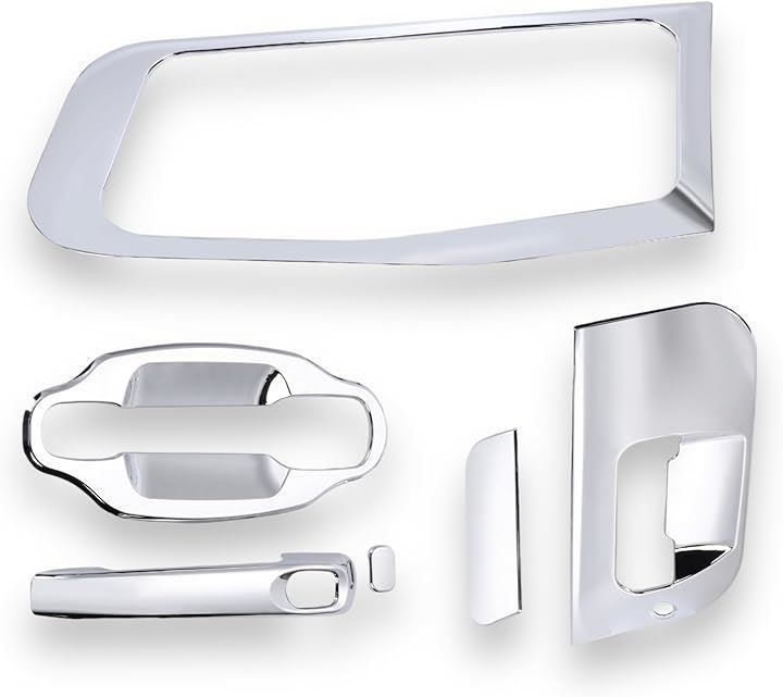 Kanoan 互換品 07スーパーグレート 17スーパーグレート NEW ドアハンドルカバー セット 三菱ふそう 用 メッキ 安全窓 ガーニッシュ FUSO トラック 社外品 汎用