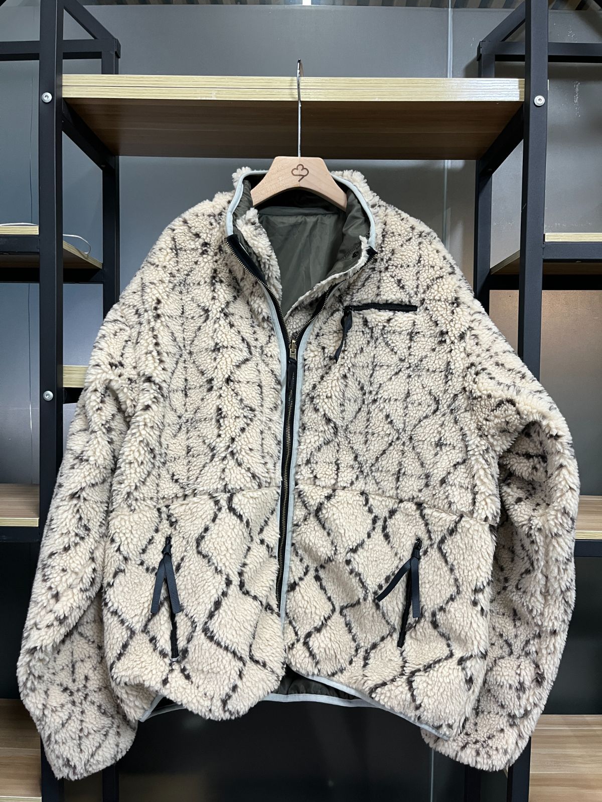 KAPITAL 道着刺し子ボアフリース　リバーシブルブルゾン KAPITAL 道着刺し子ボアフリース リバーシブルブルゾン KAPITAL 道着