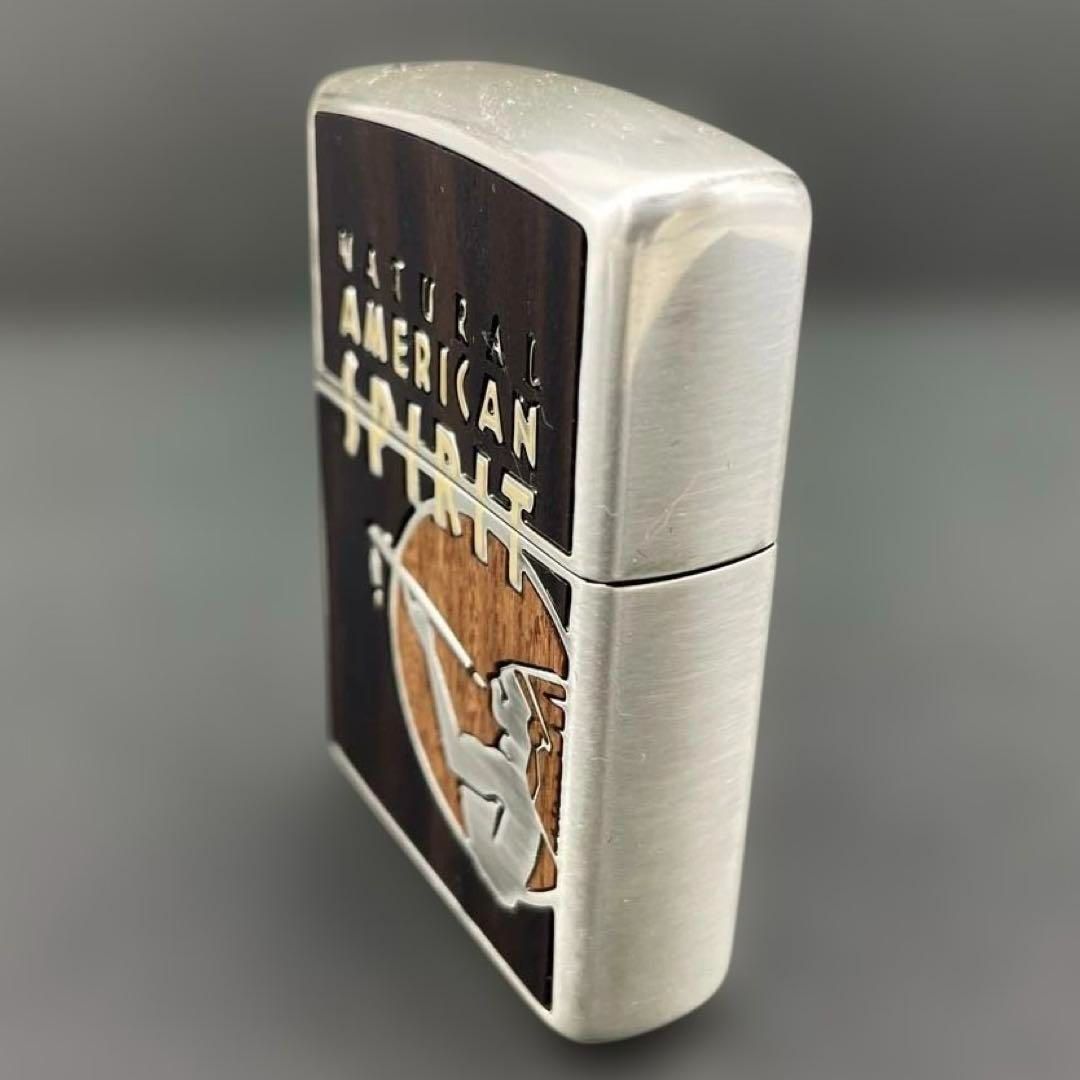 Zippo アメリカンスピリッツ 木板ウッド貼り アーマー 2017年9月製 