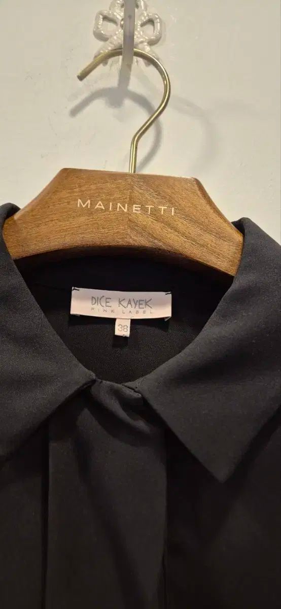 DICE KAYEK ブラック ブラウス 38