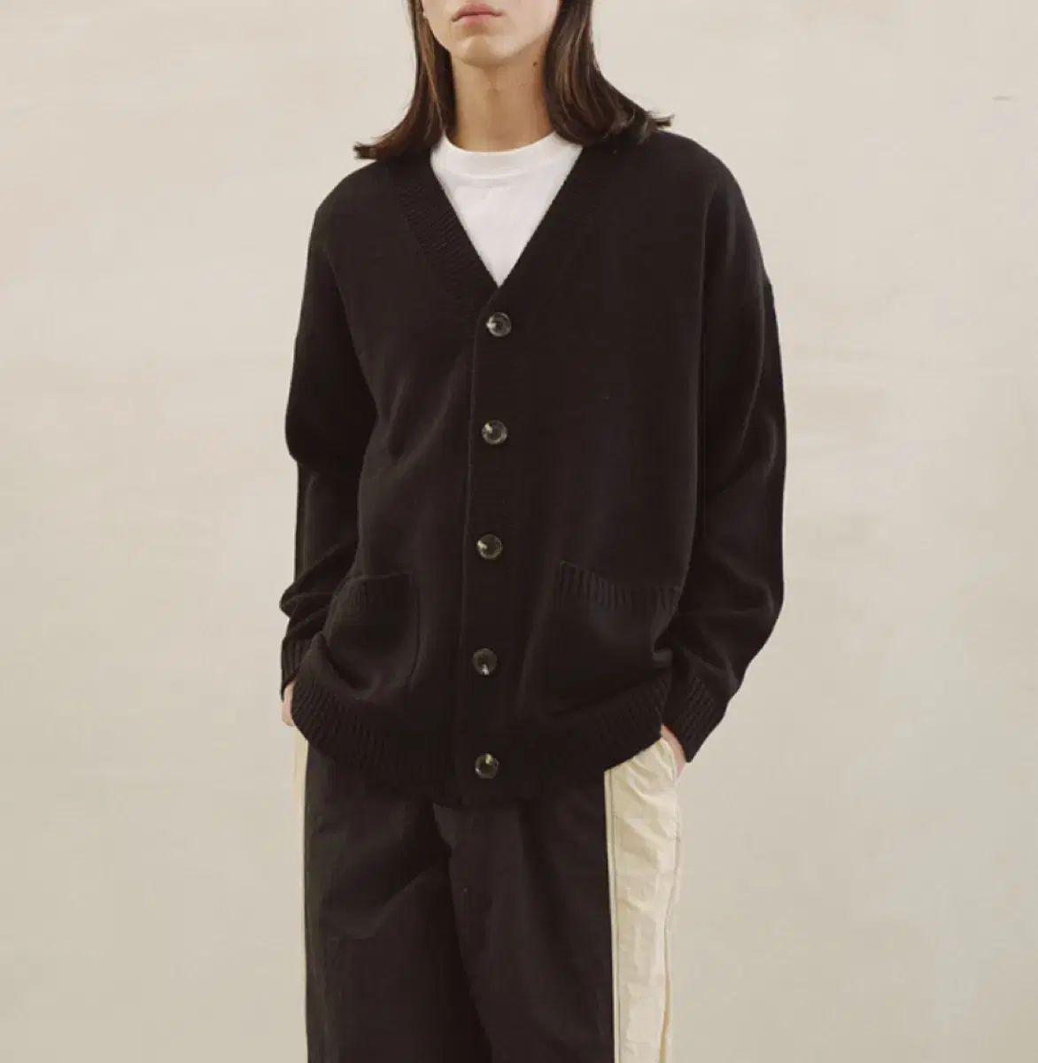 ブロンド (9) ニット セーター カーディガン 黒-新作商品を毎日更新