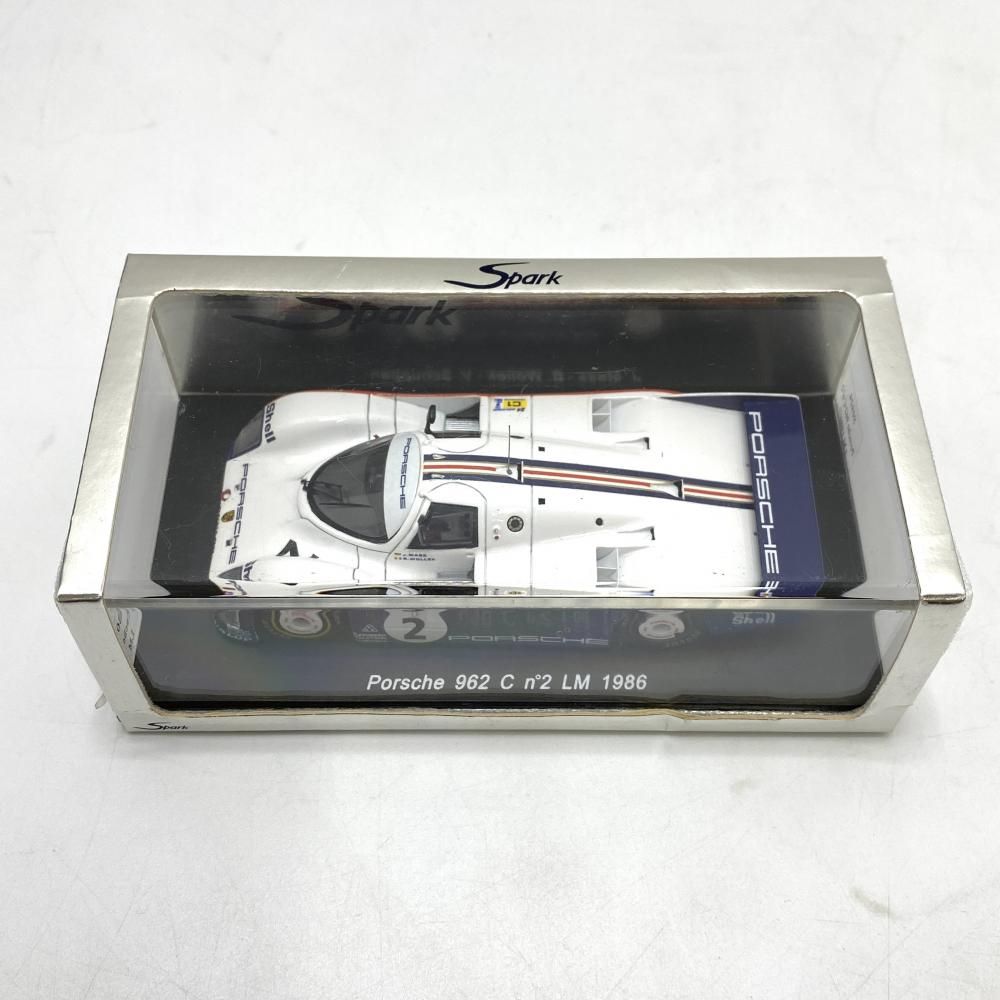 【中古】【開封】1/43 Porsche 962 C LM 1986 DUNLOP #2(ホワイト×ブルー)[95]