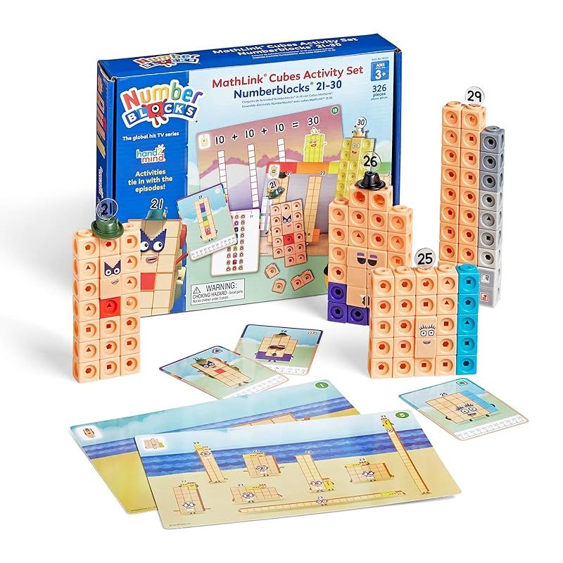 Numberblocks MathLink Cubes ナンバーブロックス 21-30 キューブ 255個入り アクティビティセット 算数おもちゃ 日本語ガイド付き 96321-J 1
