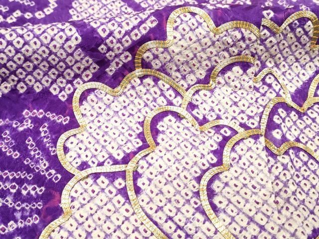 平和屋着物□豪華振袖 駒刺繍 総絞り 草花文 やまと誂製 正絹