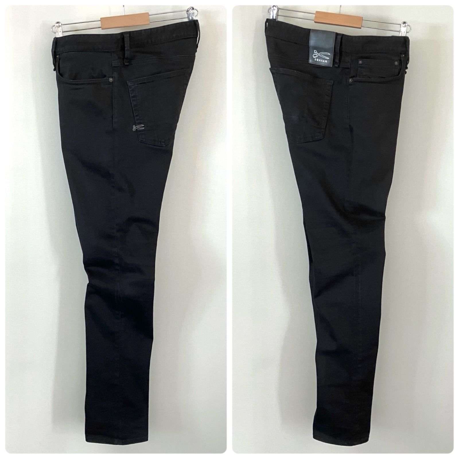 値下げ！【美品】DENHAMダメージジーンズ W29L32 Razor 日本製 DENHAM 