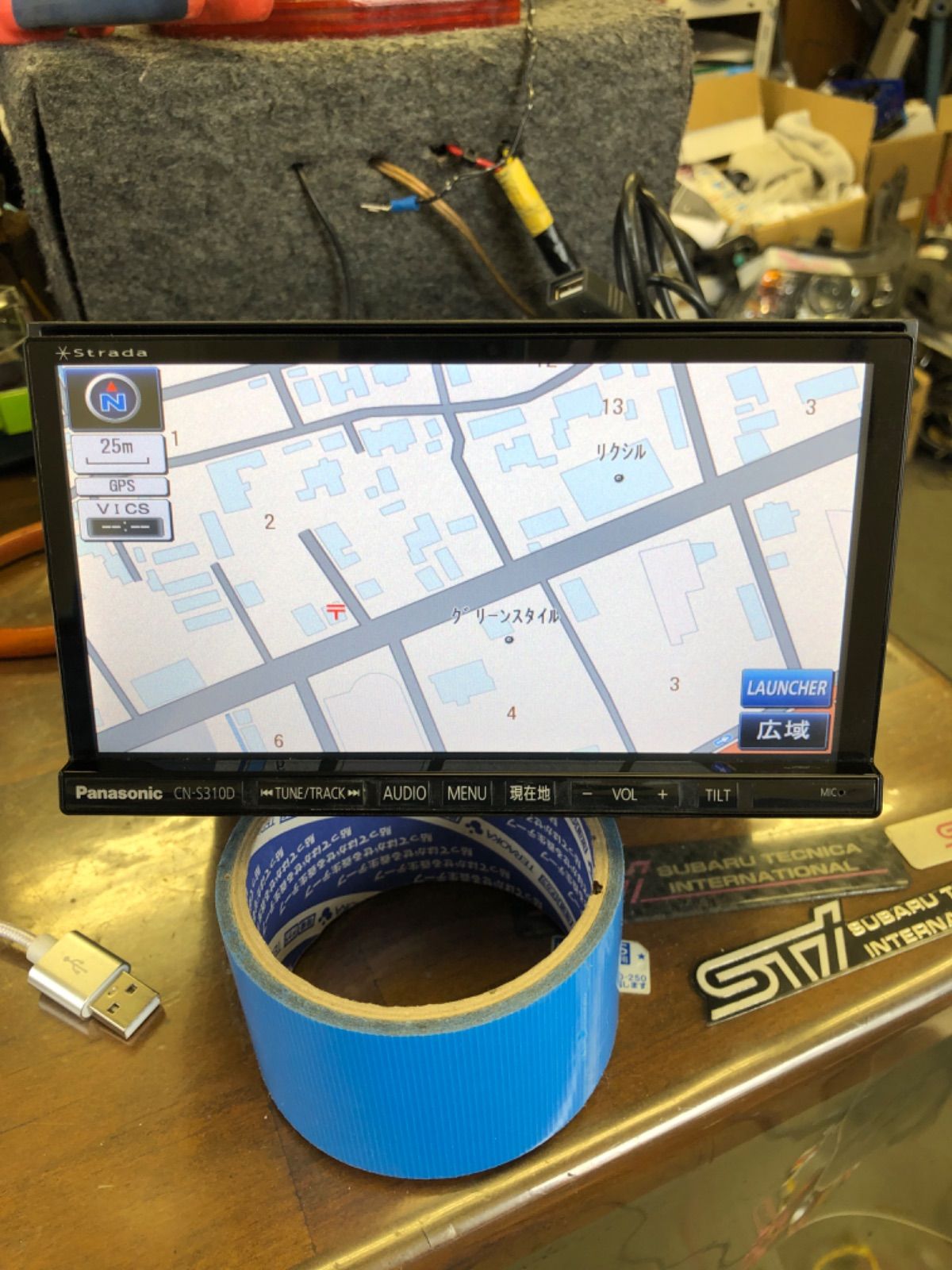 Panasonic CN-S310DZA BT対応・DVD・地デジTV☆動作良好 DVD対応カーナビの