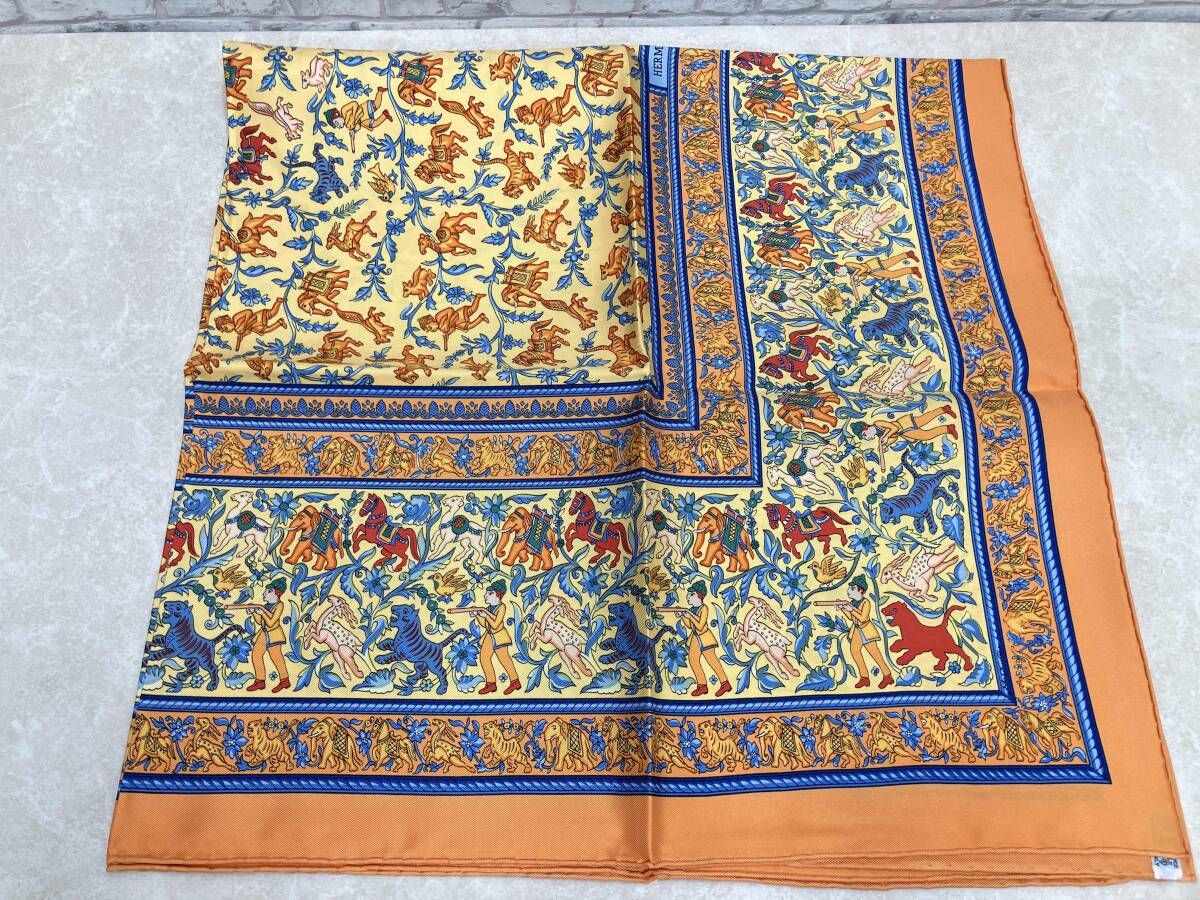 HERMES エルメス カレ インドの狩猟 美品 楽天市場】エルメス インドの