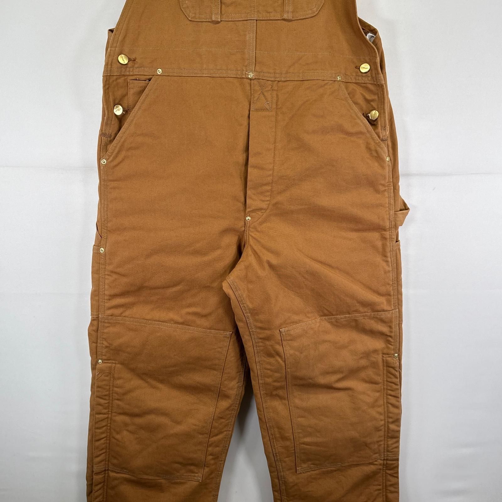 ☆Carhartt☆ 80's USA製中綿入りダックオーバーオール C4079 ☆Carhartt☆ 80's USA製中綿入りダックオーバーオール C4079