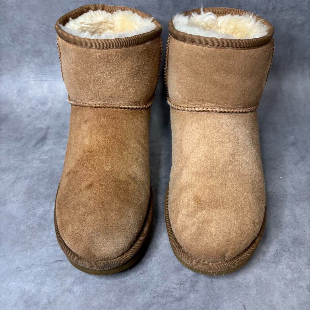 UGG アグ クラシックミニ II ムートンブーツ チェスナット 24cm 冬
