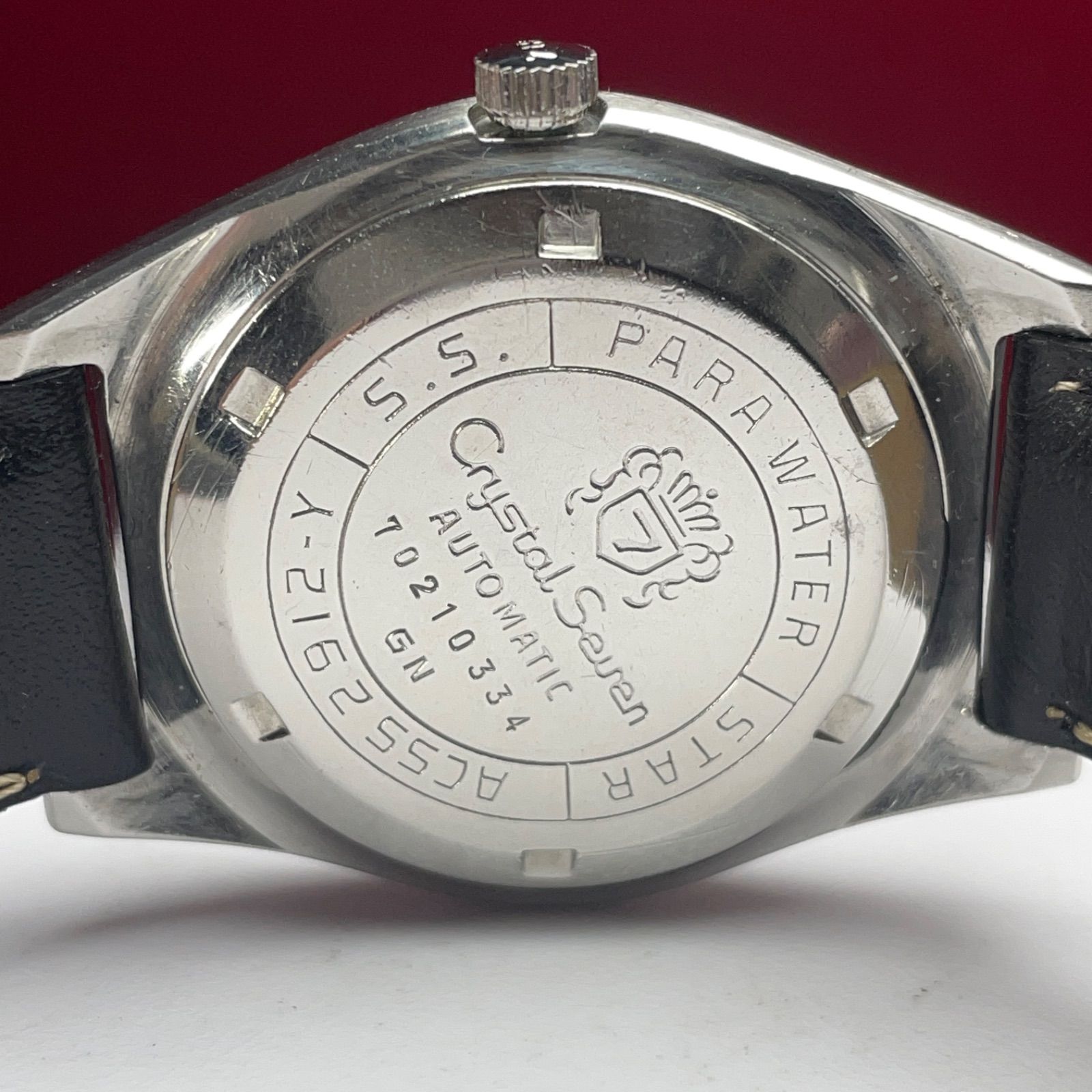 60s 美品 CITIZEN 風防新品交換済 純正リューズ 自動巻 腕時計 ☆風防新品 60s CITIZEN Crystal Seven 自動巻 腕時計 - メルカリ