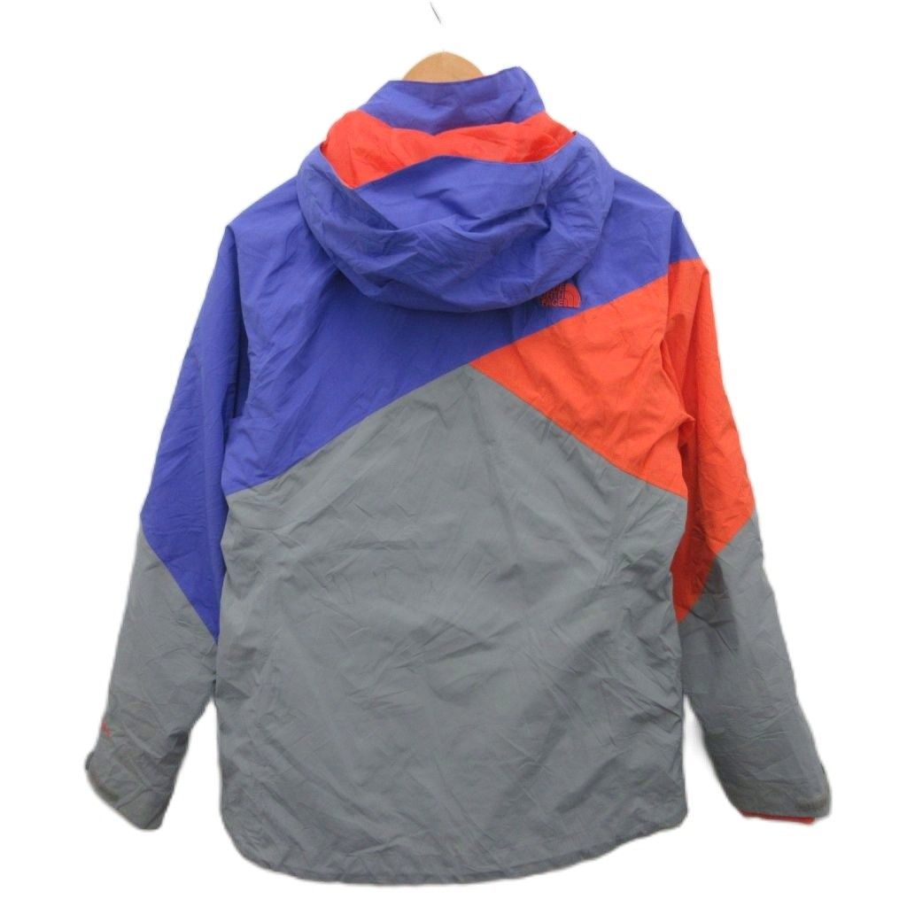 ザノースフェイス THE NORTH FACE マウンテンパーカー ナイロンジャケット 中綿 L グレー オレンジ 紫 パープル TCV4|TMV4 MET2