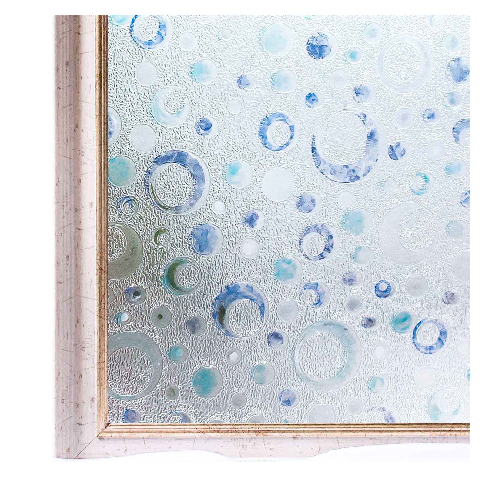 CottonColors 窓用フィルム 目隠しシート 何度でも貼り直せる 窓ガラスフィルム 紫外線カット 90x200cm のりなし 3Dプライバシーガラスフィルム DIY ステンドグラス050