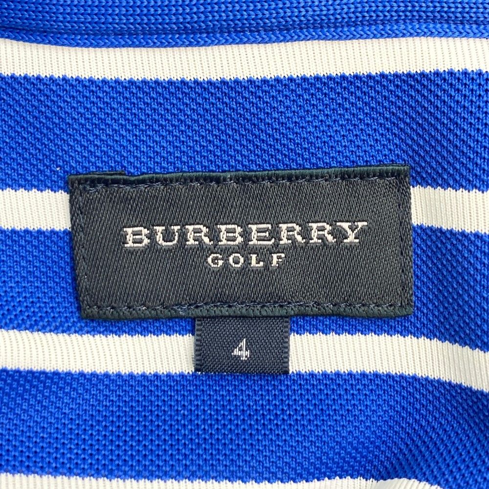 サイズ：4 BURBERRY GOLF バーバリーゴルフ 半袖ポロシャツ