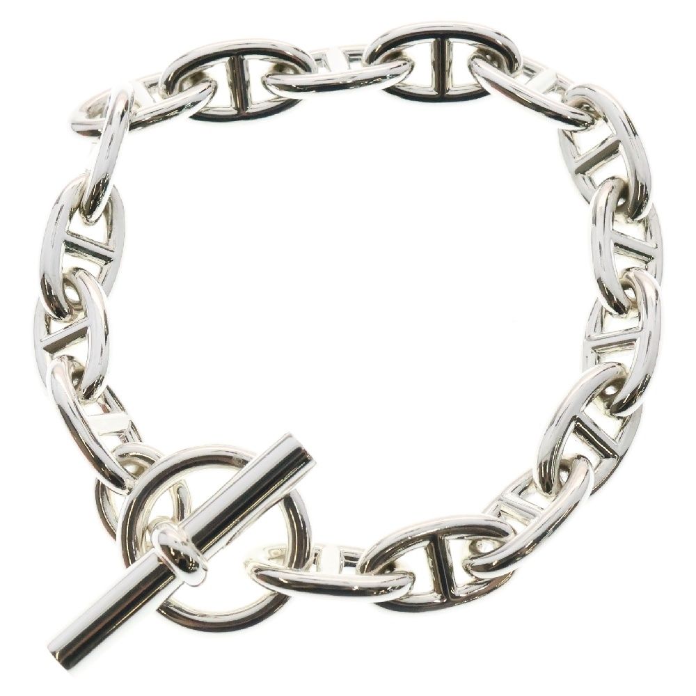 HERMES エルメス Chaine d Ancre GM シェーヌダンクルGM 16コマ チェーンブレスレット シルバー