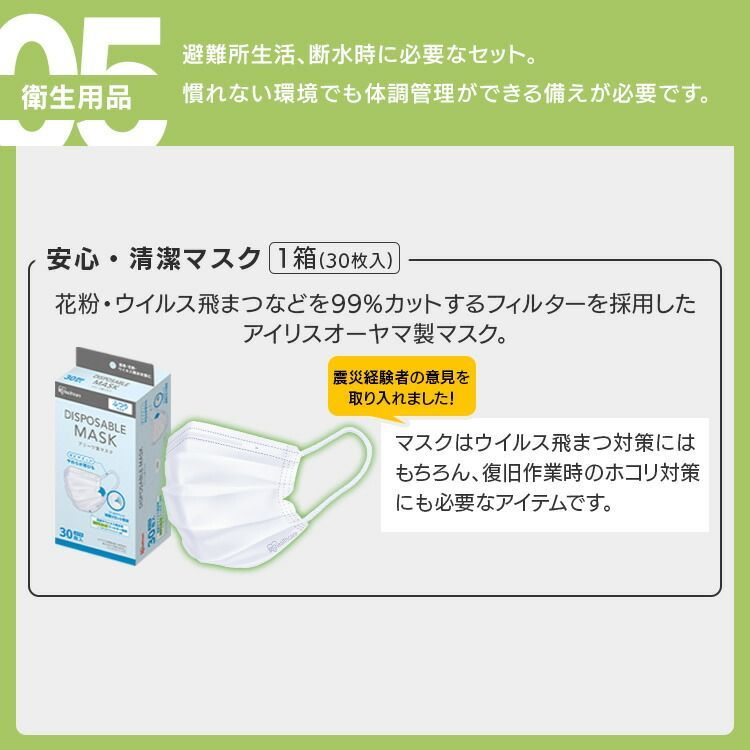 災害グッズ 避難リュック