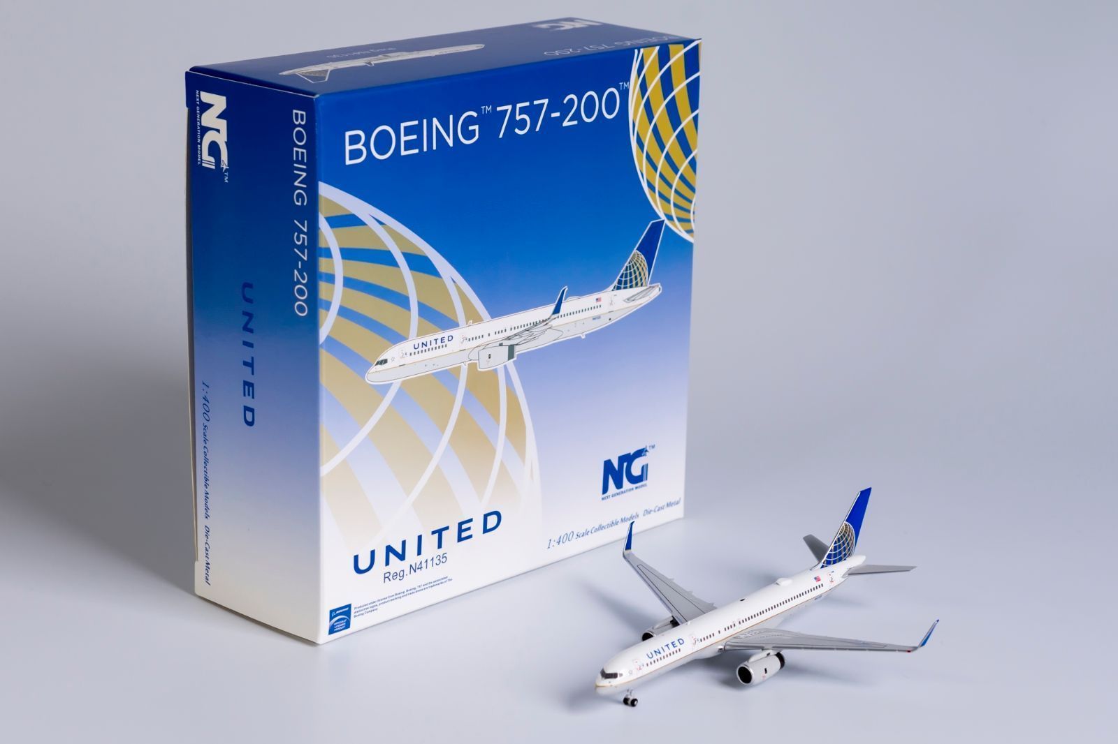 NGmodel ユナイテッド航空 757-200 N41135 1|400