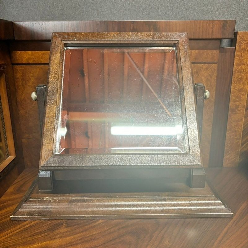 ヴィンテージ 松本民芸家具 置鏡 高さ31cm 卓上ミラー 小鏡台 水