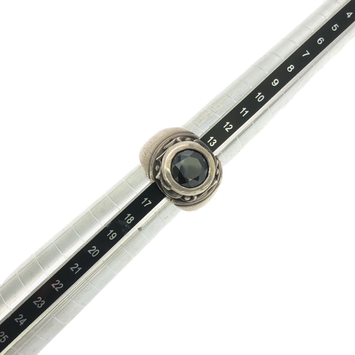 AQUA FORTIS アクアフォーティス 925 シルバー 黒石 アラベスク 