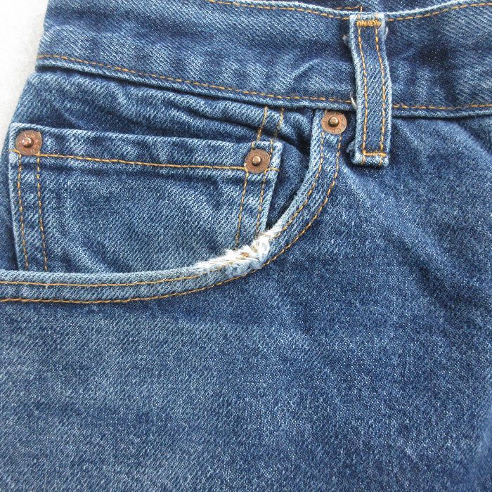 W34/古着 ジーンズ Levis リーバイス 517 メンズ ブーツカット ヒゲ