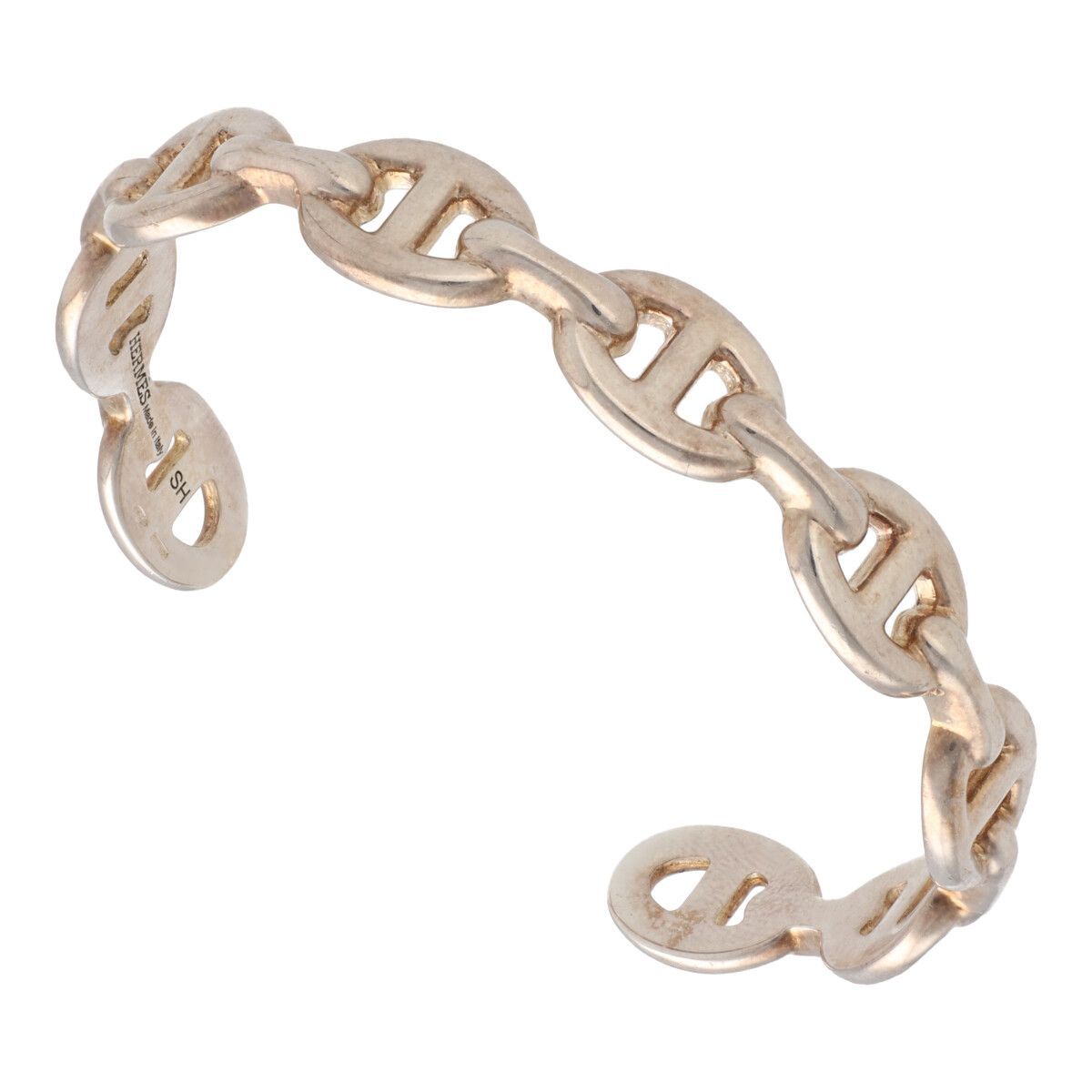 HERMES エルメス シェーヌダンクル アンシェネ バングル SHサイズ