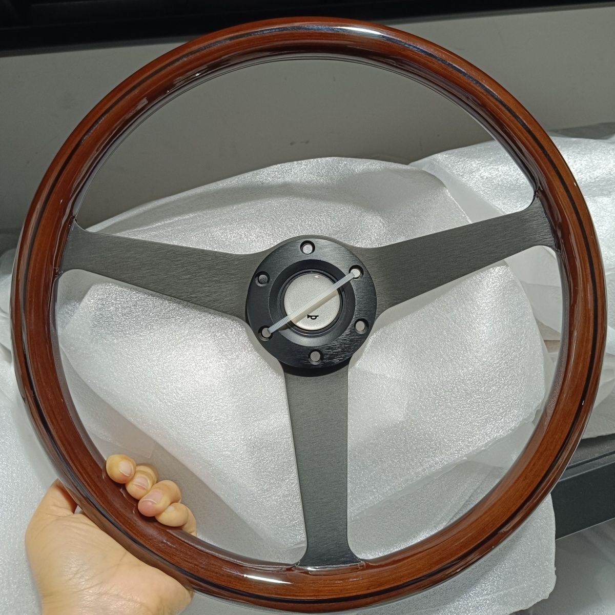 ステアリング/ピンク/35cm/ハンドル/カスタム/車/旧車/レトロ/整備