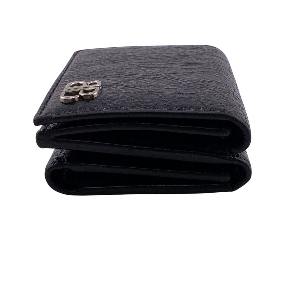 BALENCIAGA バレンシアガ 766571 コンパクトウォレット ロゴ 三つ折り