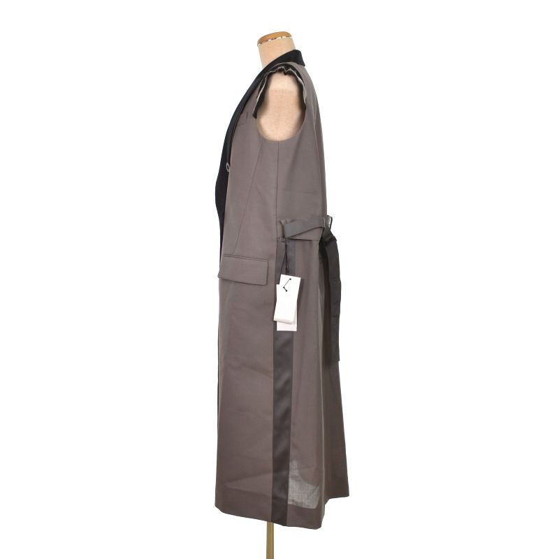 美品 22AW yori ヨリ プードルフードジレ ボア ベスト YR2225-132AW サイズF グレージュ レディース 古着 中古 美品 22AW yori ヨリ プードルフードジレ ボア ベスト YR2225