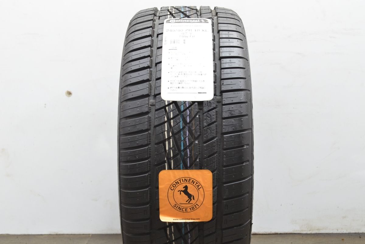 コンチネンタル エクストリームコンタクト DWS06 245 40R18 1本 レクサス GS BNR34 ランエボ スバル WRX STI A4 S4 バリ溝