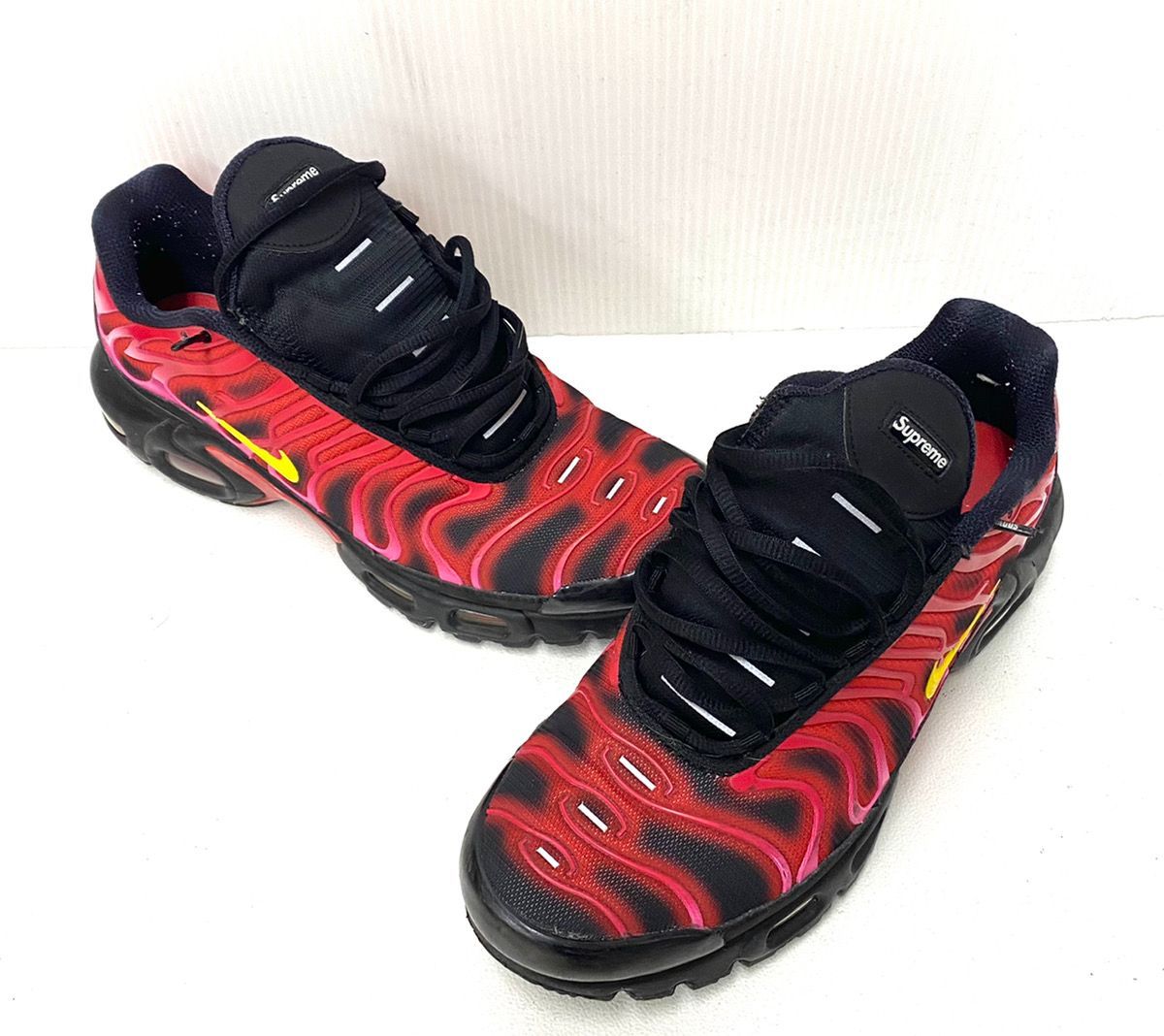 ナイキ NIKE ×Supreme シュプリーム AIR MAX PLUS HYPER GRAPE エアマックス プラス ハイパーグレープ  DA1472-600 黒　ブラック 26.0cmサイズ