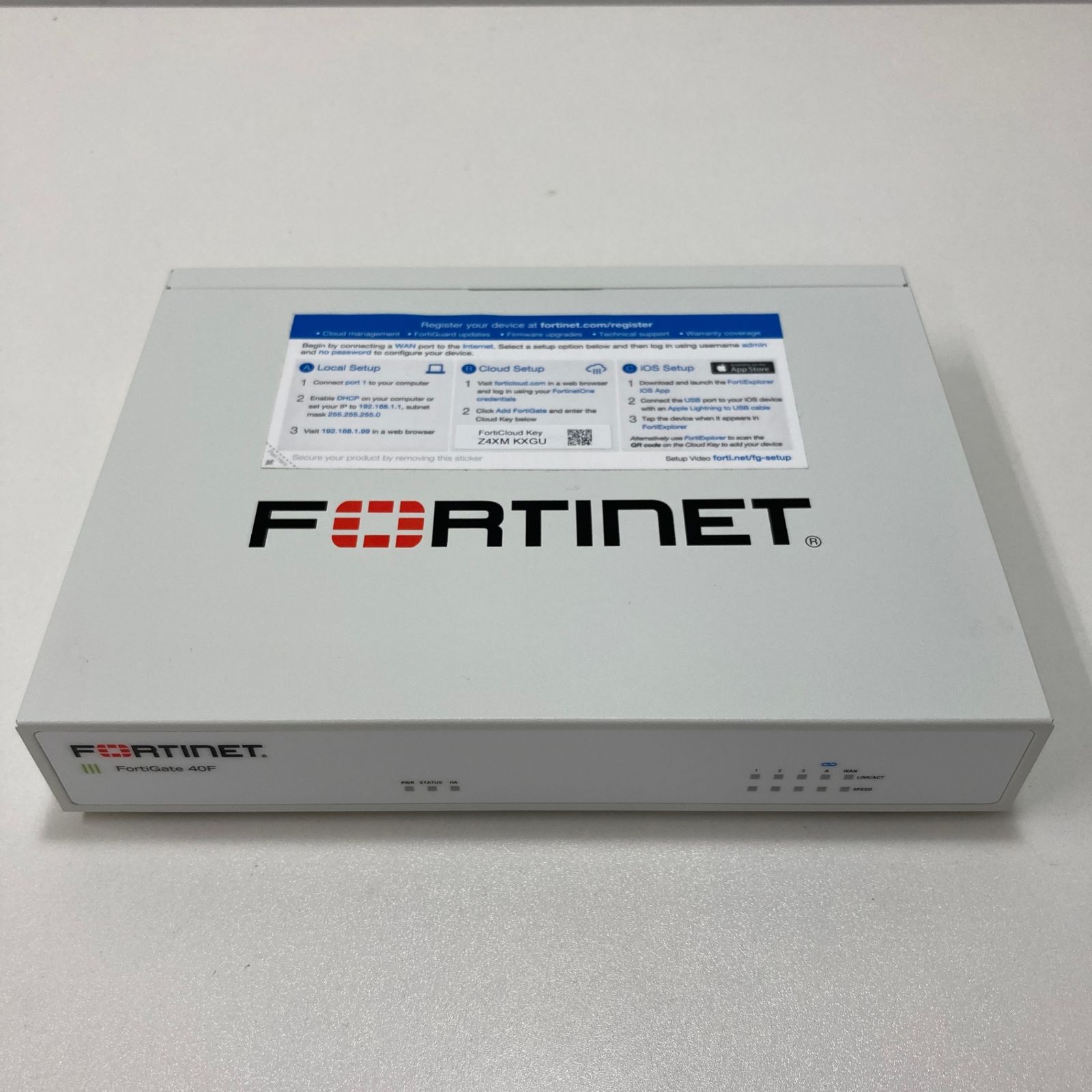 中古】FortiGate40F(初期化済み) - メルカリ