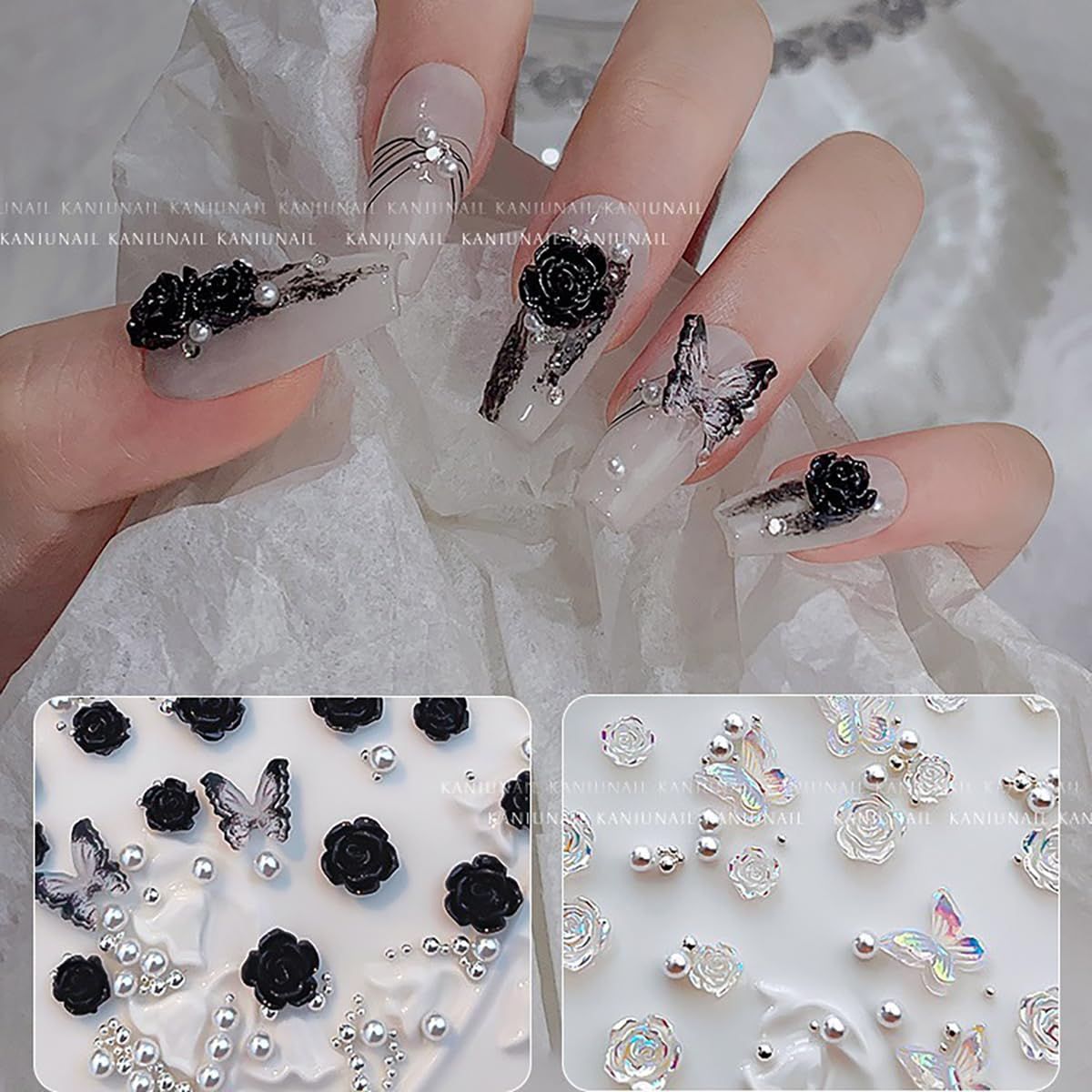 カメリア 3D パーツ 数量限定】バラ 3D 椿 立体 カメリア 大きい ローズ お花パーツ 8mm