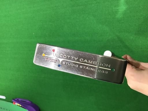 タイトリスト SCOTTY CAMERON STUDIO STAINLESS NEWPORT 2 340G 34’ パター PT スチール フレックスその他 メンズ 男性用 右利き 右用 Cランク ゴルフクラブ