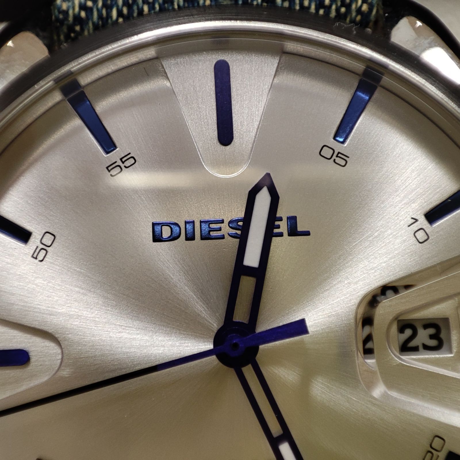 電池交換済☆美品☆DIESEL ディーゼル 腕時計 MS9 エムエス