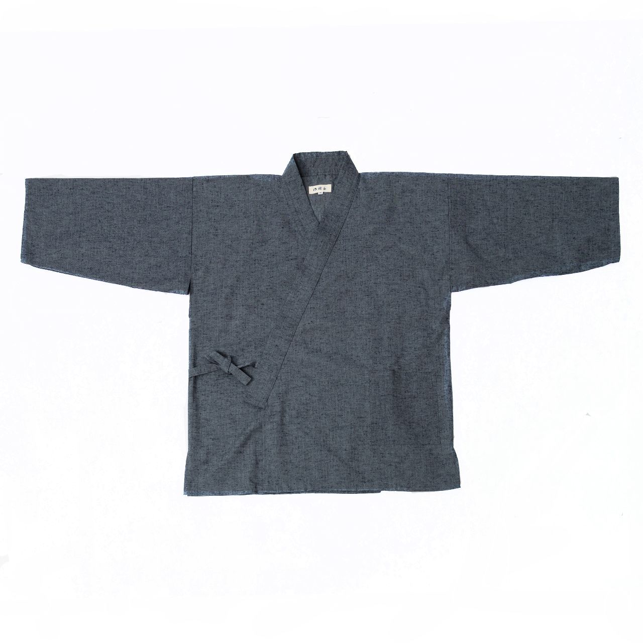 久留米織 | 作務衣 グレー メンズ 通年 綿 日本製