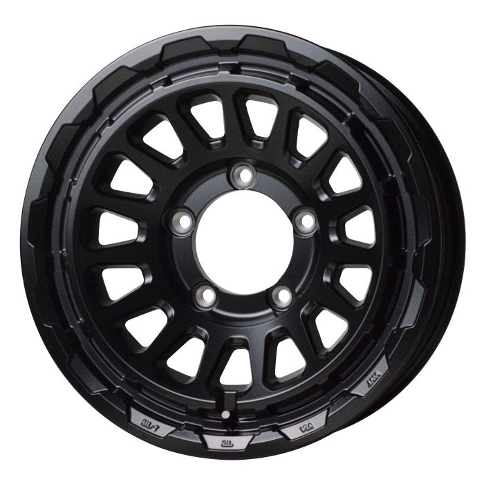 ホイール4本セット BARKLEY HARDROCK RIZARD セミグロスブラック 16インチ 6J-5 5H-139.7