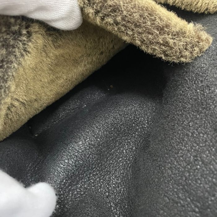 日本製 パパス 毛足長め ムートン 羊 ラムレザー ボア ジャケット 50 L PAPAS 【パパス】ムートンジャケット ラムレザー 羊 ジャケット