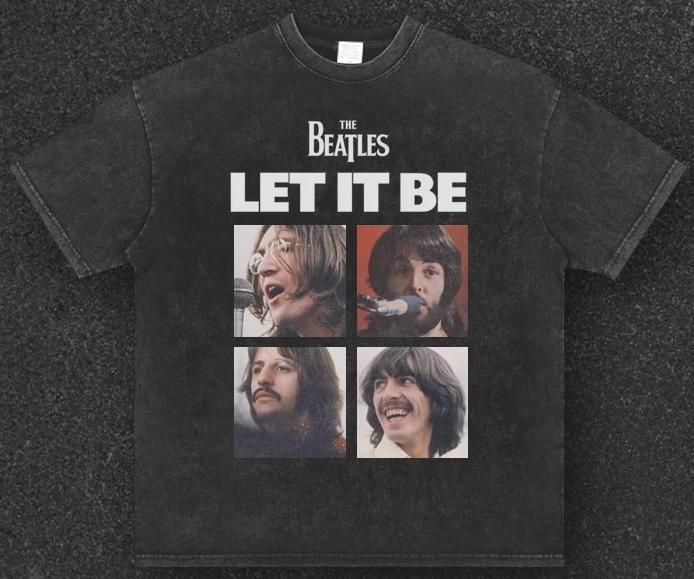 ビートルズ The Beatles バンド ヴィンテージ加工 半袖 Tシャツ ビートルズ The Beatles バンド ヴィンテージ加工 半袖 Tシャツ