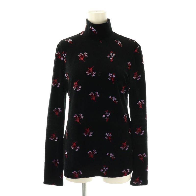 マメクロゴウチ Mame Kurogouchi Floral Velour Jacquard High