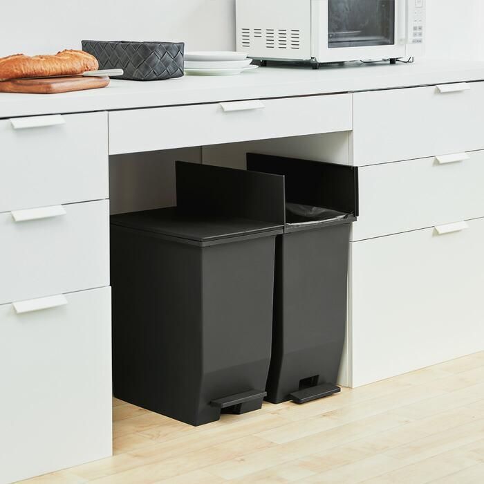 ソロウ ペダルオープンツイン 45L ごみ箱 ゴミ箱 トラッシュカン ダストボックス 観音開き ペダル付き ゴミ袋 GSLW0005 GSLW0006 リス RISU