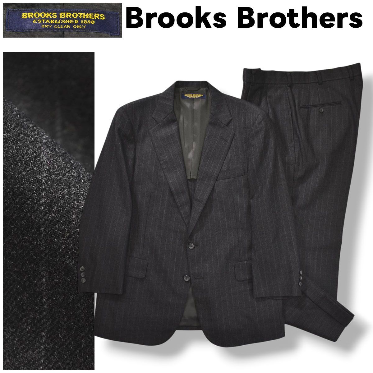 ブルックスブラザーズ スーツ 上下 ジャケット パンツ 40 ブルックスブラザーズ スーツ上下 Brooksbrothers ブルックス