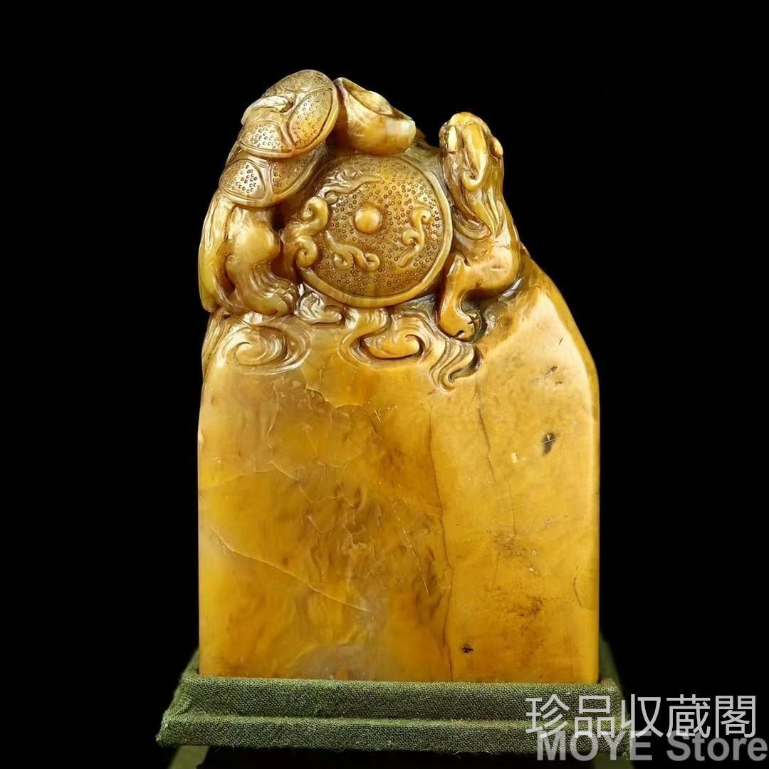 旧蔵瑞獣龍博古の印鑑