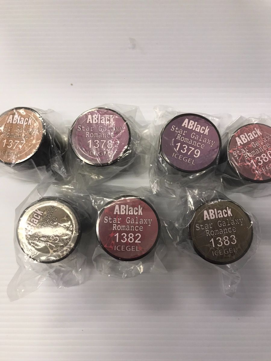 Ablack Star Galaxy Romance ジェルネイル7色セットアイスジェル ICE