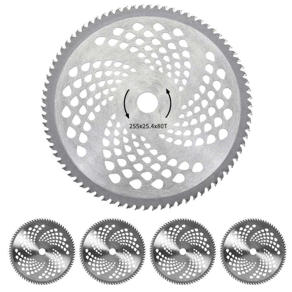 数量 5 用品 交換 255mm 刃数80p スチール 替え刃 草刈り機の刃 チップソー PLEAVIT 草刈り機