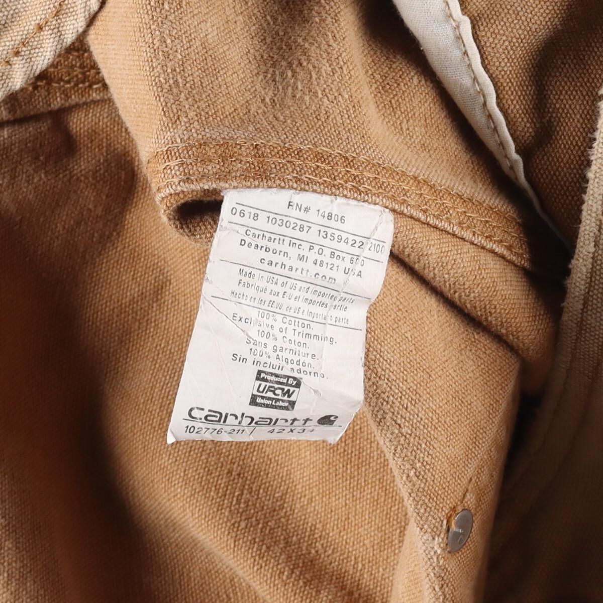 古着 ビックサイズ 90年代 カーハート Carhartt ダブルニー ダック地