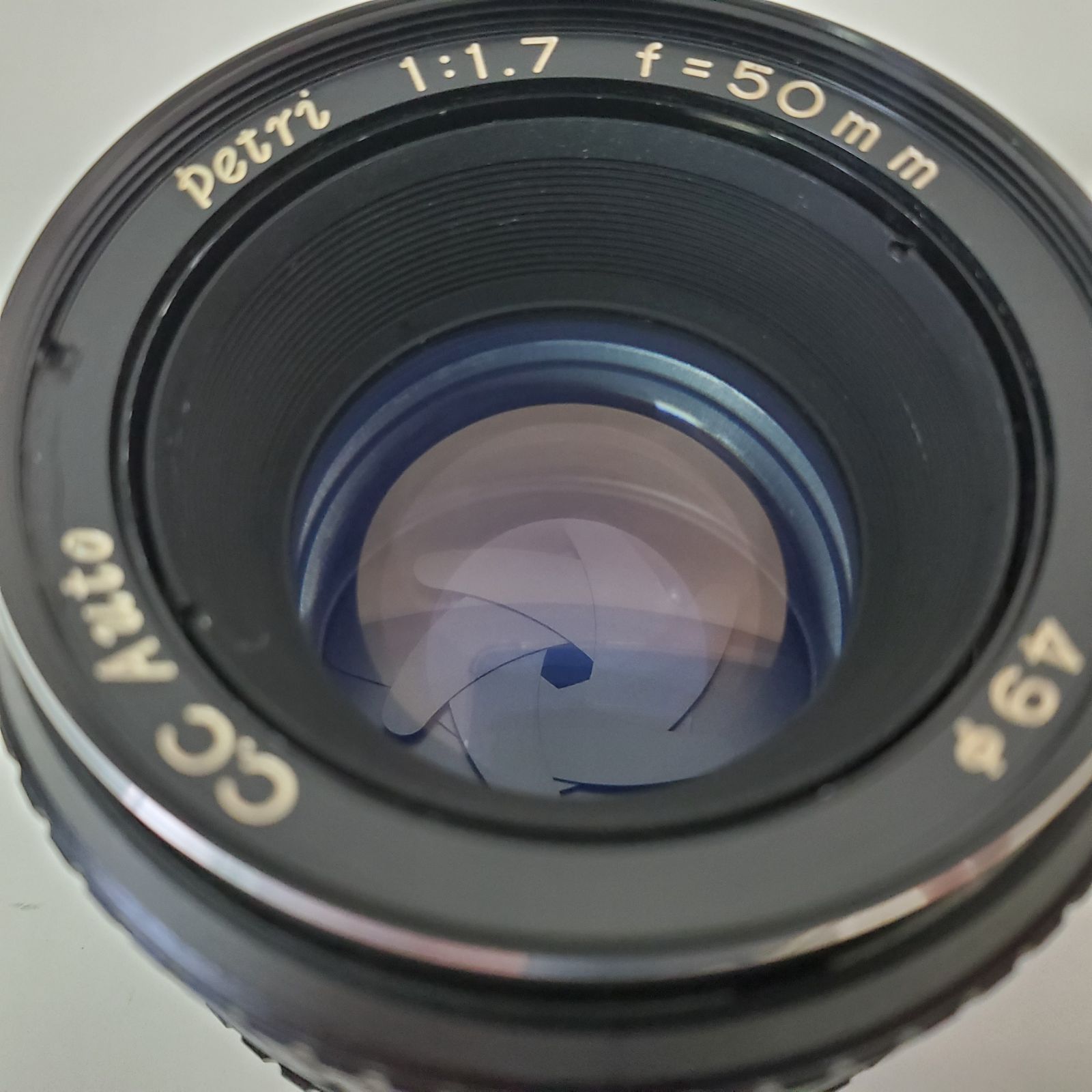 基本動作確認 ペトリ Petri 50mm f/1.7 CC C.C Auto M42マウント
