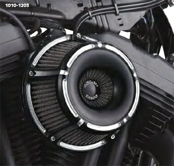 INVERTED SERIES SLOT TRACK エアークリーナーキット 1999〜17年ダイナ 2000〜15年ソフテイル 1999〜07年ツーリング ブラック